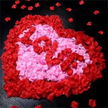  200/500/1000 Adet Yapay gül yaprakları yapay çiçek İpek Yaprakları sevgililer Günü Düğün çiçek dekorasyonu Malzemeleri
