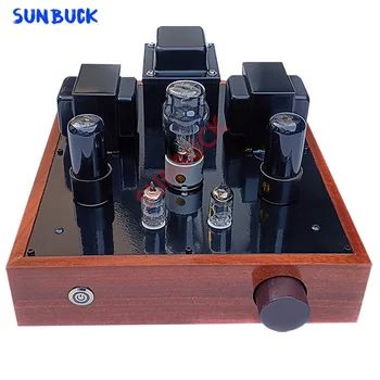  Sunbuck 6J1 İtme 6P6P 6V6 vakumlu tüp amplifikatör 2.0 Stereo 4W vakumlu tüp amplifikatör DIY Kiti