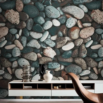  Özel Herhangi Bir Boyut Yaratıcı Sanat Duvar Kağıdı 3D Arnavut Kaldırımı Desen Büyük duvar resmi Kağıdı Yatak Odası TV Arka Plan Ev Dekorasyon