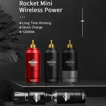  2024 Sıcak Taşınabilir Hafif Döner dövme kalemi Roket Dövme Makinesi Profesyonel Elektrikli Tabanca Shader Liner Makyaj Malzemeleri