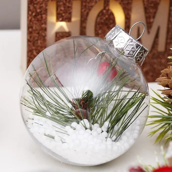  Noel Ağacı Dekorasyon Kartopu 16 parça / kutu Dolu Şenlikli Bir Atmosfer Yaratmak Benzersiz Dayanıklı Tatil Süslemeleri