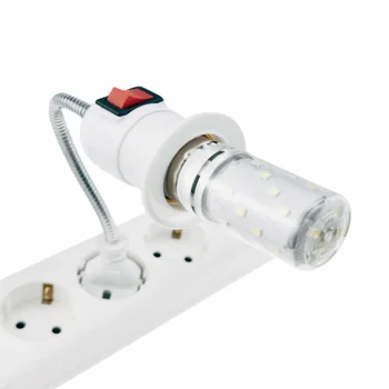  E27 Lamba Tabanı Duvar AB / ABD Plug Esnek lamba tutucu Ampul Adaptörü ışık soketi Enerji tasarrufu ampul adaptör fiş Anahtarı