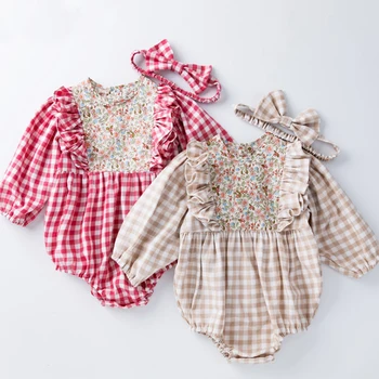  Oyuncak bebek giysileri için Hairband ile 55-60cm Yeniden Doğmuş Bebek silikon bebek giyim seti Elbise Kız Bebe Reborn Yürümeye Başlayan bebek kıyafet