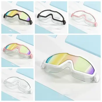  Elektroliz yüzücü gözlükleri Klasik Tarzı Kulak Tıkacı ile HD dalış gözlüğü Anti-sis Su Geçirmez Elektroliz Gözlük Unisex