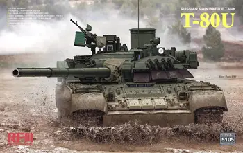  RYEFİELD 5105 1/35 Rus T-80U Ana Muharebe Tankı