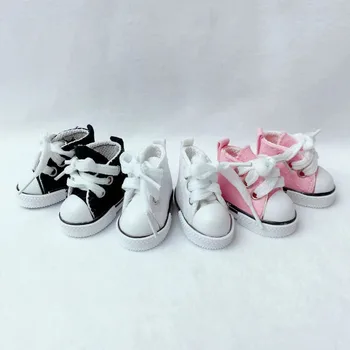  Bebek ayakkabıları için Uygun 20CM Pamuk Bebek 5CM kanvas ayakkabılar DIY Giyinmek Dolu Pamuk Oyuncak Aksesuarları