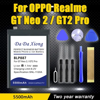  DaDaXiong Yüksek Kaliteli BLP887 Yeni Pil OPPO Realme İçin GT Neo 2 / GT2 Pro + Kiti Araçları