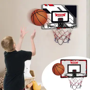  Kapalı basketbol potası Çocuklar İçin Otomatik Puanlama Mini basketbol potası Çocuklar İçin Eğlenceli basketbol potası Yatak Odası İçin Spor Oyunu Hediye