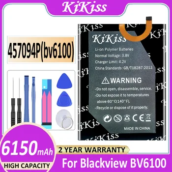  KiKiss Pil 457094 P (bv6100) 6150 mAh Blackview BV6100 BV 6100 Bateria