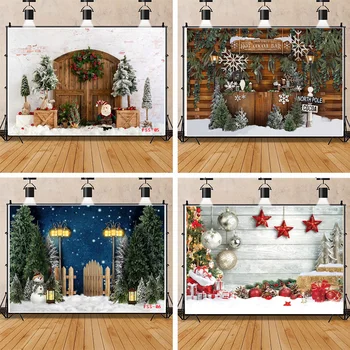  SHENGYONGBAO Zarif Noel ev içi dekorasyon Çam Ağacı Fotoğraf Arka Planında Sahne Fotoğraf Stüdyosu Arka Plan AA-41