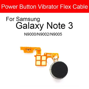  Güç Vibratör Flex Kablo Samsung Galaxy Not 3 III İçin N9000 N9002 N9005 Açık Kapalı Düğme Anahtarı Kontrol Yan Anahtar Flex Kablo
