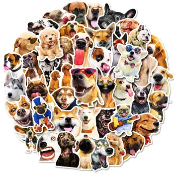  10/30/50 Adet Sevimli Pet Köpek Komik İfade Graffiti Sticker Bavul Dizüstü Bilgisayarlar Telefonları Su Bardağı Çocuk Oyuncakları Dekoratif Çıkartmalar