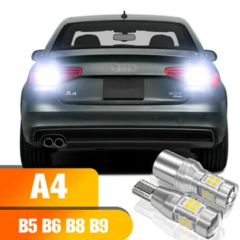  Ters ışık 2 adet LED yedek ampul aksesuarları Audi A4 B5 B6 B8 B9 1996-2005 2008-2019 2014 2015 2016 2017 2018