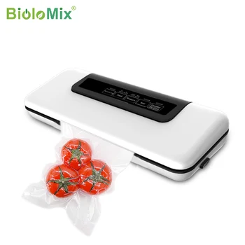  BioloMix vakumlama makinesi, Otomatik Gıda Tasarrufu Makinesi Gıda koruma için, Kuru ve ıslak modu Sous Vide, 10 Vakum Sızdırmazlık Torbaları
