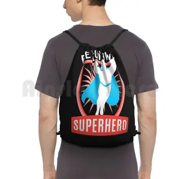 Kendi Süper Kahramanın Ol Sırt Çantası İpli Çanta Sürme Tırmanma spor çantası Süper Kahraman Kahraman Kahraman İddiaları Sözler Süper Kahraman