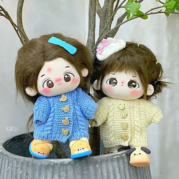  Kış Bebek Kazak Yüksek Kaliteli Çok Stilleri Moda Kazak Kıyafetler Örme Ceket Hırka 20cm Pamuklu Bebek / İdol Bebekler