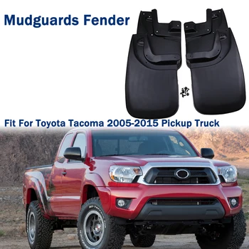  Çamurluklar Çamurluk Kiti Tekerlek Çamur Flaps Splash Muhafızları Fit Toyota Tacoma 2005-2015 İçin kamyonet Yedek Araba Aksesuarları 4 adet