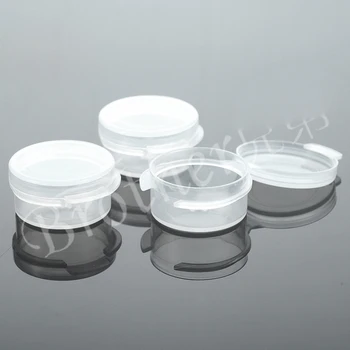  5g Temizle Kozmetik Boş Düğme Kavanoz Pot Makyaj Yüz Kremi Konteyner Doldurulabilir Şişe Sızıntısını Önlemek 100 adet / grup