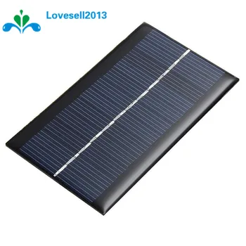  Mini 6V 1W güneş panelı Bankası güneş Enerjisi panel modülü DIY Güç İşık pil hücresi Telefonu Oyuncak Şarj Cihazları Taşınabilir