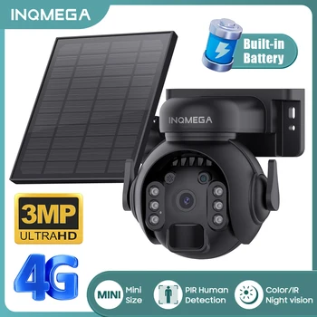  4G Güneş Enerjili Kamera Kablosuz WİFİ Açık 3MP HD Video Gözetim Ev Gece Görüş PIR İnsan Algılama Pil Kamera