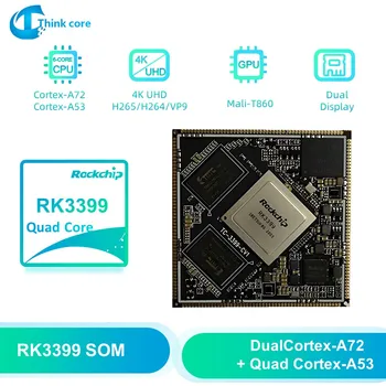  Rockchip RK3399 Kurulu 8 GB RAM 4 K DDR3 DDR4 RAM Sistemi Modülü Desteklenen Linux Android Debian İçin Bilgisayar Görüş Açık Kaynak