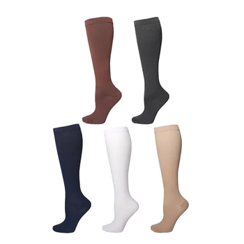  2-Pairs Spor varis çorabı İçin Kadın Erkek Buzağı Uçuş Çorap Diz yüksek varis çorabı İçin Ayak Bileği Desteği, Uçan