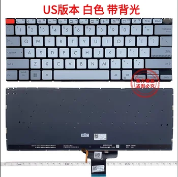  ABD Arkadan Aydınlatmalı acer için klavye Vivobook Pro14 M7400M M4700 M47000C M4700PC M7600 Beyaz