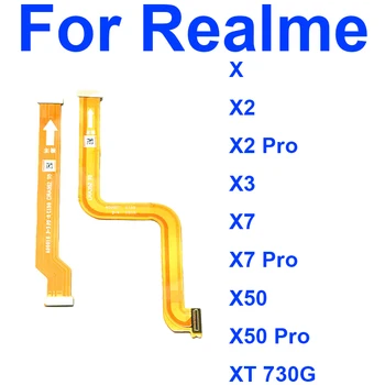  Anakart Flex Kablo Oppo Realme İçin X X2 X3 X7 X50 Pro XT X3 Süper Zoom LCD Ekran Ana Kurulu Anakart şerit kablo Parçaları