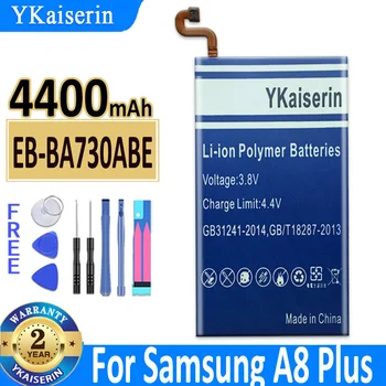  SAMSUNG Yedek Telefon Pil 4400mAh EB-BA730ABE Samsung Galaxy A8 artı A8PLUS 2018 A730 A730F Piller + Araçları