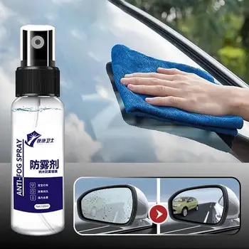  100ml Leke Dayanıklı Sprey Araba Anti Sis Cam Buğu Çözücü Yağmur Geçirmez Sprey Hızlı Detailer Hidrofobik Araç Pencereleri İçin