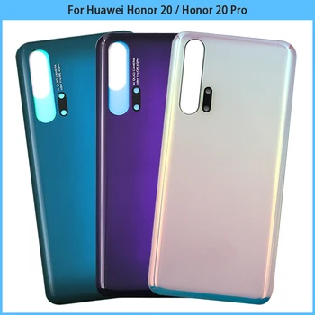  Yeni Huawei Onur 20 Honor20 Pil arka kapak Arka Kapı Cam Panel Onur 20 Pro Pil Konut Case Yapıştırıcı İle Değiştirin