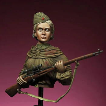  Demonte 1/10 modern kadın büstü (TABAN ) Reçine şekil minyatür model kitleri Boyasız