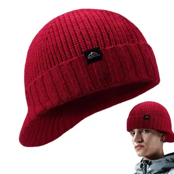  Bere Şapka Elastik Sıcak Şapka Açık kulak koruyucu Nefes örgü Kapaklar Anti-Statik Kış Şapka Açık