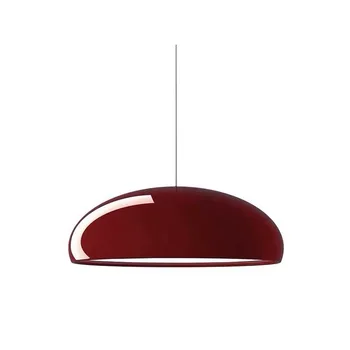  İtalyan tasarımcı kolye lamba siyah beyaz kırmızı Retro kolye ışıkları İskandinav Modern oturma odası yemek odası yatak odası asılı lamba