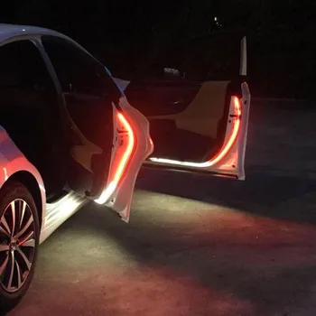  Sıcak Araba Kapı Dekorasyon Karşılama ışığı LED Uyarı Honda CR-V XR-V Accord Civic FİT Caz Şehir Civic YEŞİM Mobilio