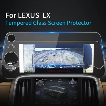  LEXUS LX için Ekran Koruyucu 2023 lx500 / 600 Carplay Temperli Cam koruyucu film Araba Çıkartmaları Video Otomotiv Aksesuarları