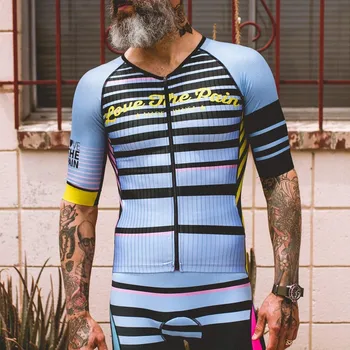  Aşk Ağrı Erkek Bisiklet Skinsuit Triatlon Kıyafet Yaz Kısa Bisiklet Bisiklet Jersey Seti Mtb Bisiklet Giyim Takım Elbise Ropa Ciclsimo