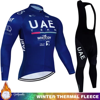  BAE erkek Bisiklet Takım Elbise Önlük Kış Jersey Termal Polar Komple 2024 Giyim Mtb Erkek Erkek Seti Bisiklet Pantolon Takım Lazer Kesim Pro
