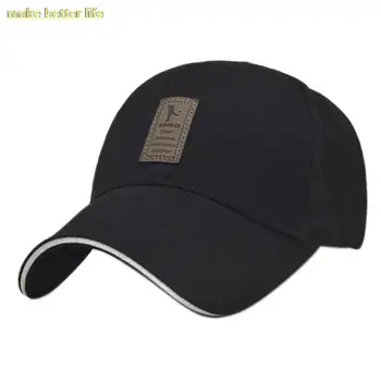  1 adet Moda Kadın Erkek Yürüyüş Kapaklar Pamuk Snapback Şapka güneş şapkaları Golf pamuklu beyzbol şapkası Spor Snapback Açık Basit Katı