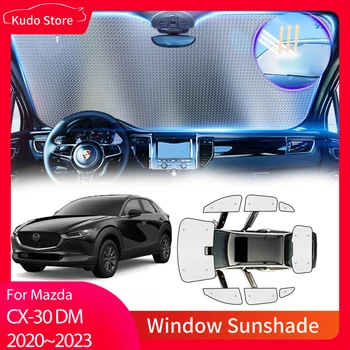  Tam Kapakları Güneş Şemsiyeleri Mazda CX - 30 CX30 DM 2020~2023 Ön Cam Güneş Protecti Visor Paspaslar Ön Camlar Perde Araba Aksesuarları