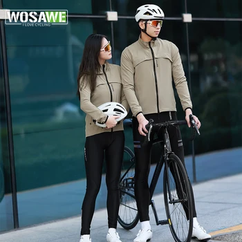  WOSAWE erkek Bisiklet rüzgar ceketi Koşu Yürüyüş Sürme Ceket Yansıtıcı Hafif Rüzgarlık MTB Bisiklet Pantolon bisikletçi giysisi