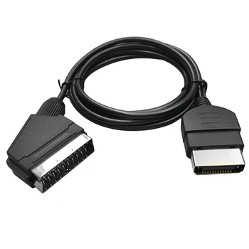  Yüksek Difination RGB SCART Kablosu X SCART Kablo Kordon Adaptörü için Uygun