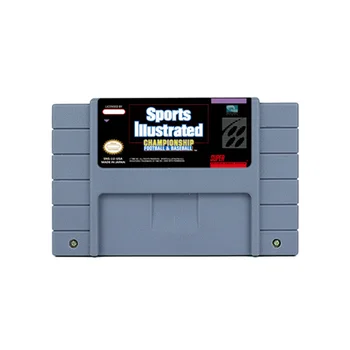  Sports Illustrated Şampiyonası Futbol ve Beyzbol Aksiyon Oyunu SNES 16 Bit Retro Sepeti Çocuk Hediye