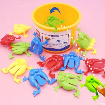  5/30/50 Adet Plastik Atlama Kurbağa Sıçrama stres oyuncakları Çocuklar için Yenilik Stres rahatlatıcı oyuncaklar Çocuklar için doğum günü hediyesi Parti Favor