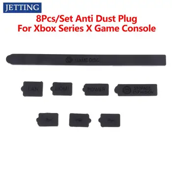  8 Adet/takım Anti Toz Fişi Silikon Toz Fişleri USB Jack Arayüzü Kapak Ana Bağlantı Noktası Filtresi Toz Geçirmez kapatma başlığı XBOX Serisi