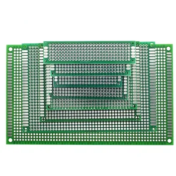  9x15 8x12 7x9 6x8 5x7 4x6 3x7 2x8 cm Çift Taraflı Prototip Diy Evrensel Baskılı Devre PCB kartı Protokolü Arduino İçin