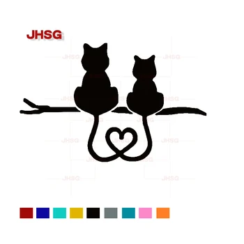  Gün batımı Grafik ve Çıkartmaları Kedi Kalp Çıkartması vinil Araba Sticker Araba Kamyon Duvar Dizüstü Yüksek Çözünürlüklü Stok Fotoğraf Su Geçirmez Çıkartma
