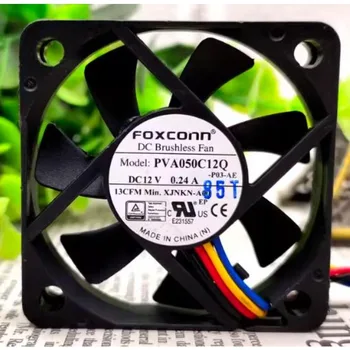  YENİ CPU Fan FOXCONN PVA050C12Q 12V 0.24 A 5CM PWM Sıcaklık Kontrollü Soğutma Fanı 5010 50*50*10mm