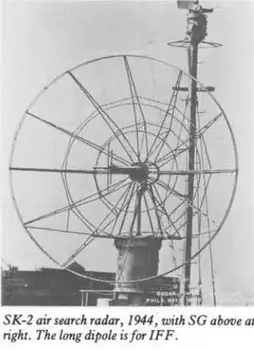  YZM Model YZ - 033A 1/200 ABD İkinci Dünya Savaşı SK - 2 Hava Arama Radarı