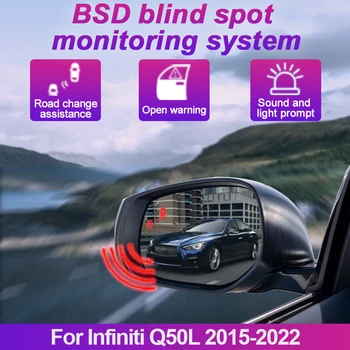  Araba Kör Nokta İzleme Sistemi BSD BSA BSM Radar Park Sensörü Yardımı Şerit Değiştirme Infiniti Q50L 2015-2022
